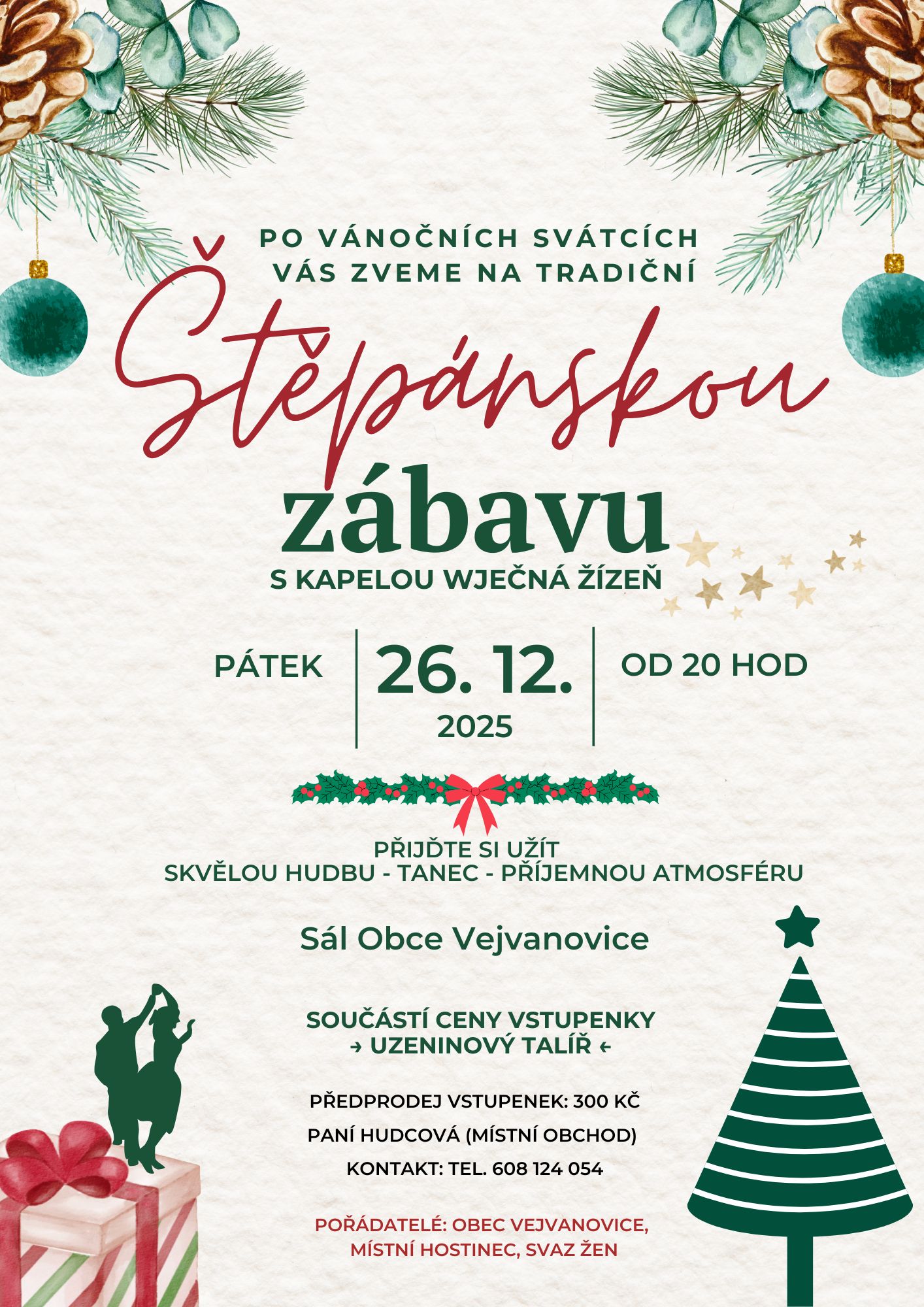 ŠTĚPÁNSKÁ ZÁBAVA 26.12.2025