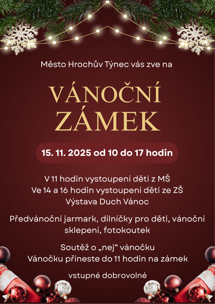 Vánoční zámek v Hrochově Týnci