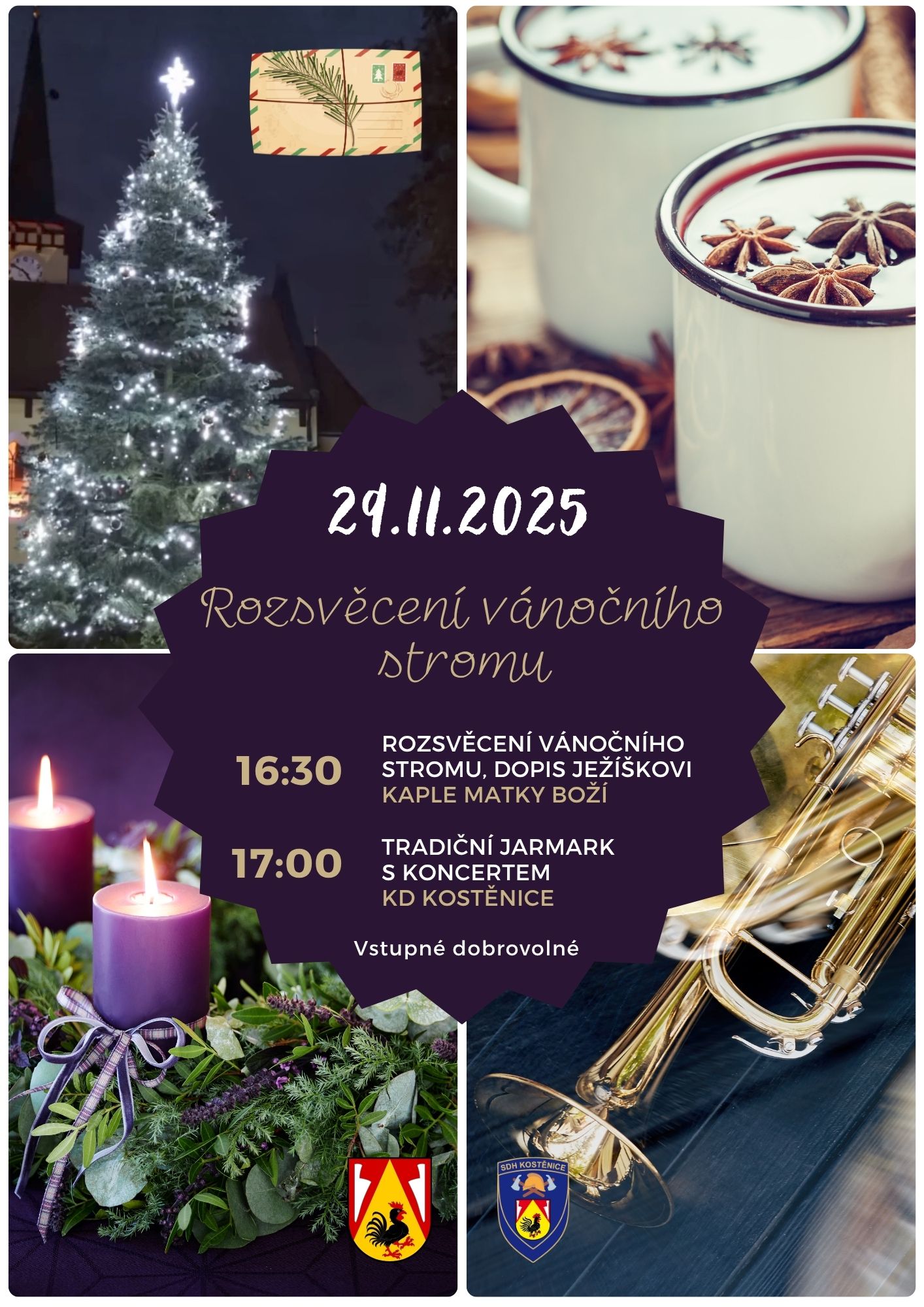 DOPIS JEŽŠKOVI - ROZSVĚDCENÍ VÁNOČNÍHO STROMU