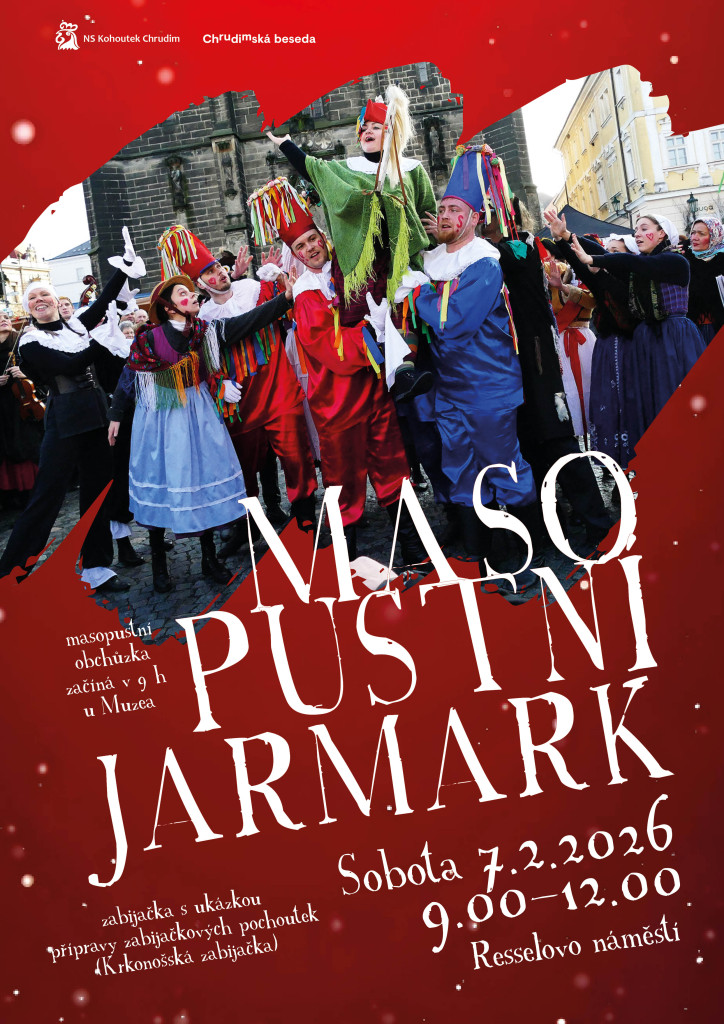 Masopustní jarmark a průvod v Chrudimi