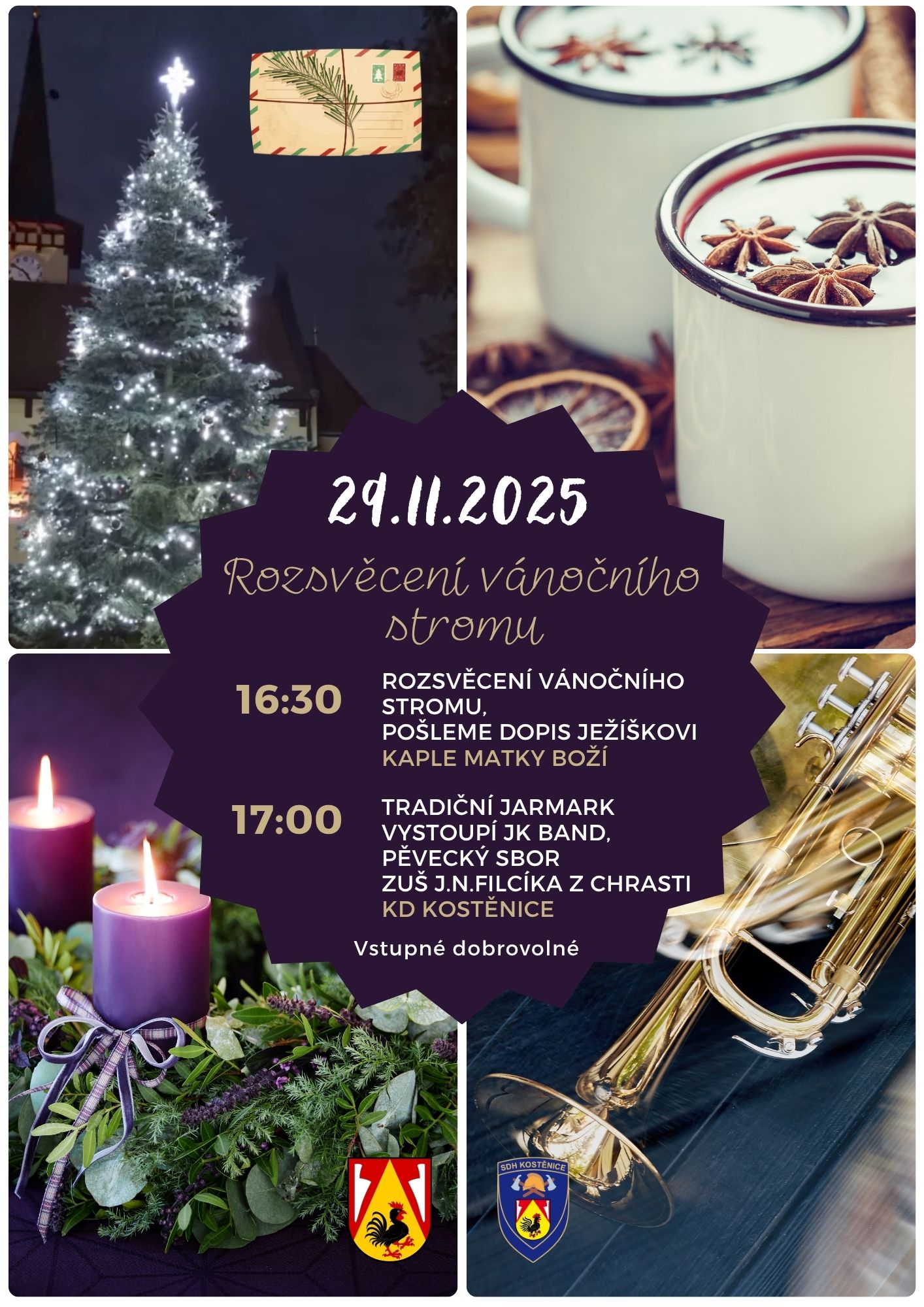 DOPIS JEŽŠKOVI - ROZSVĚDCENÍ VÁNOČNÍHO STROMU