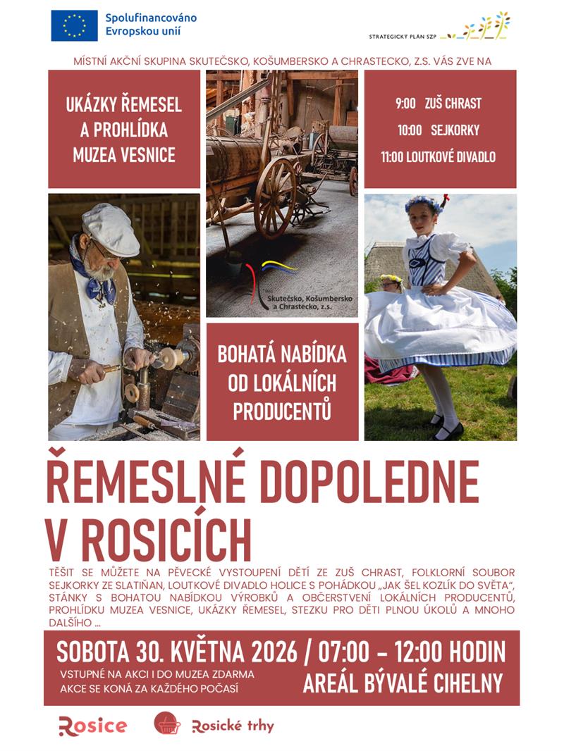 Řemeslné dopoledne v Rosicích