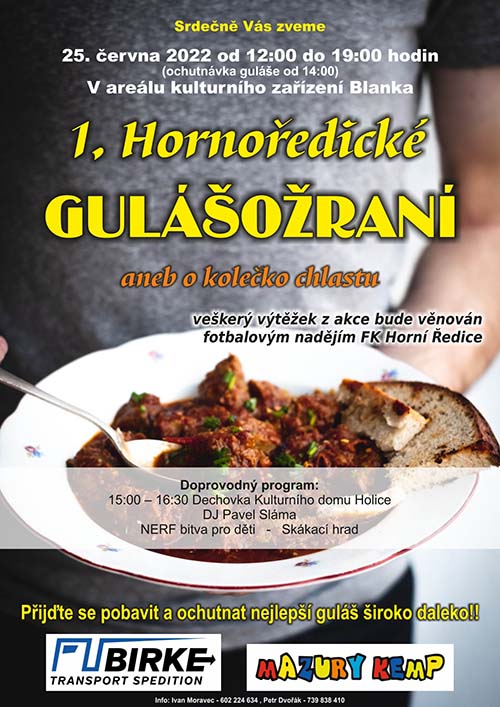 1. Hornoředické GULÁŠOŽRANÍ